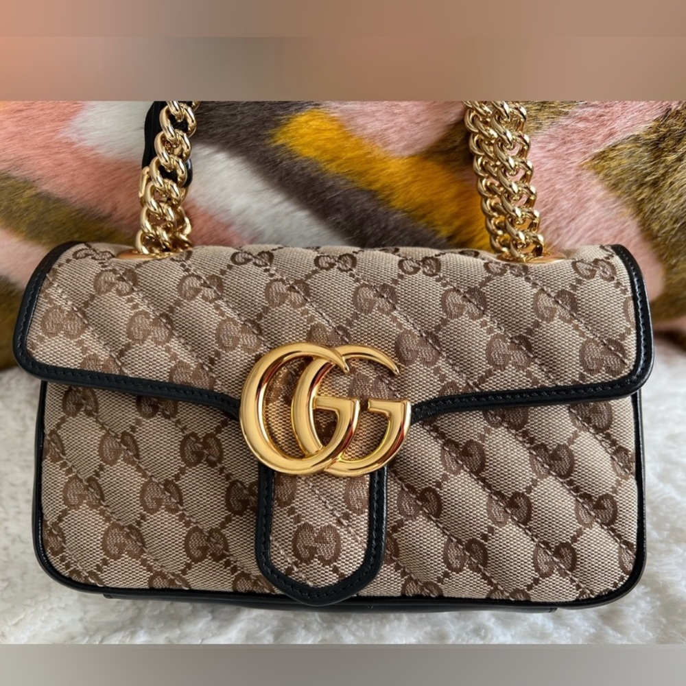 GG Mormont Mini Martelasse Shoulder Bag